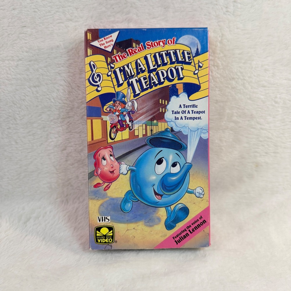 The Real Story of I'm a Little Teapot VHS 1991 Golden Book Video‎ Julian Lennon